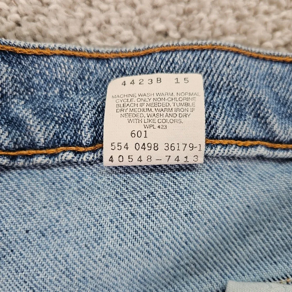 Vintage 1998 Levis Flex Jeans Mens W40 L32 Medium Wash Straight Leg Cotton Blend